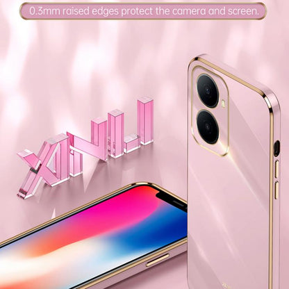 XINLI Straight Edge 6D Electroplate TPU Phone Case, For Wiko Hi Enjoy 80 Plus, For Wiko Hi Enjoy 80 Pro