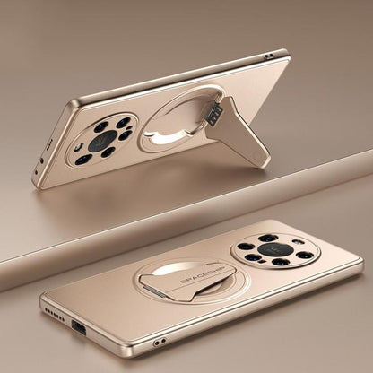 Spaceship MagSafe Folding Holder Phone Case, For Huawei Mate 80 Pro Max, For Huawei Mate 80 Pro / 80, For Huawei Pura 80 Ultra 5G, For Huawei Pura 80 Pro / Pura 80 Pro+ 5G, For Huawei Pura 80 5G, For Huawei nova 14 Ultra, For Huawei nova 14 Pro        ...