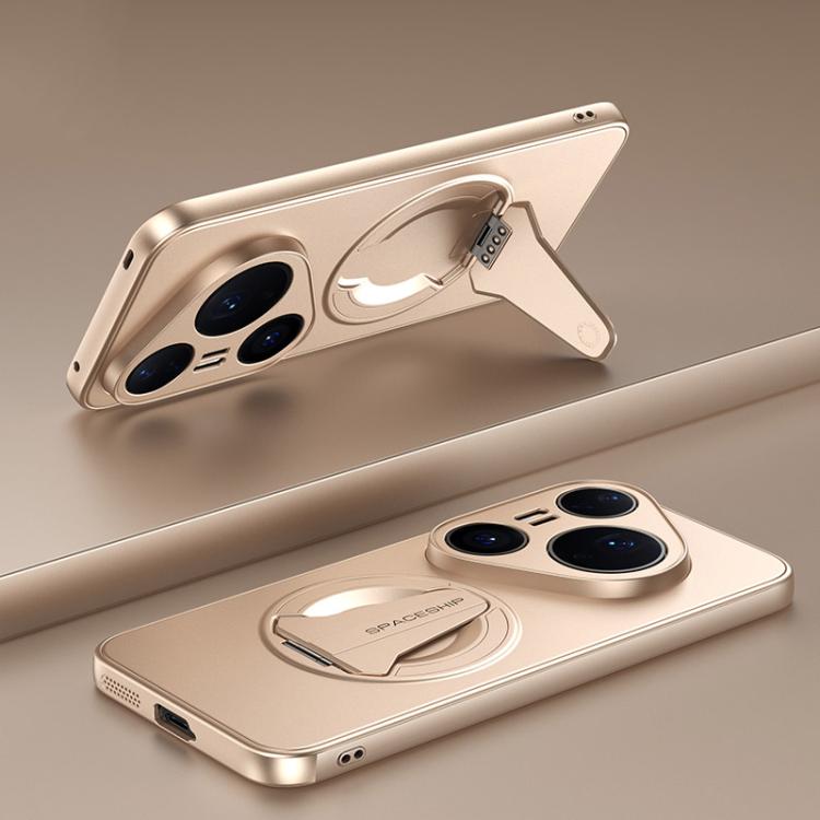 Spaceship MagSafe Folding Holder Phone Case, For Huawei Mate 80 Pro Max, For Huawei Mate 80 Pro / 80, For Huawei Pura 80 Ultra 5G, For Huawei Pura 80 Pro / Pura 80 Pro+ 5G, For Huawei Pura 80 5G, For Huawei nova 14 Ultra, For Huawei nova 14 Pro        ...