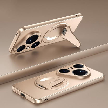 Spaceship MagSafe Folding Holder Phone Case, For Huawei Mate 80 Pro Max, For Huawei Mate 80 Pro / 80, For Huawei Pura 80 Ultra 5G, For Huawei Pura 80 Pro / Pura 80 Pro+ 5G, For Huawei Pura 80 5G, For Huawei nova 14 Ultra, For Huawei nova 14 Pro        ...