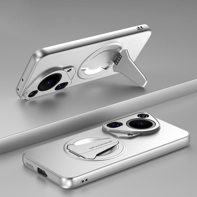 Spaceship MagSafe Folding Holder Phone Case, For Huawei Mate 80 Pro Max, For Huawei Mate 80 Pro / 80, For Huawei Pura 80 Ultra 5G, For Huawei Pura 80 Pro / Pura 80 Pro+ 5G, For Huawei Pura 80 5G, For Huawei nova 14 Ultra, For Huawei nova 14 Pro        ...