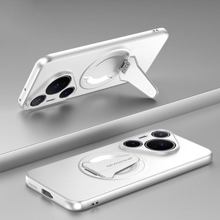 Spaceship MagSafe Folding Holder Phone Case, For Huawei Mate 80 Pro Max, For Huawei Mate 80 Pro / 80, For Huawei Pura 80 Ultra 5G, For Huawei Pura 80 Pro / Pura 80 Pro+ 5G, For Huawei Pura 80 5G, For Huawei nova 14 Ultra, For Huawei nova 14 Pro        ...