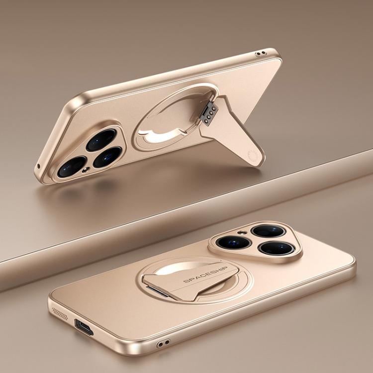 Spaceship MagSafe Folding Holder Phone Case, For Huawei Mate 80 Pro Max, For Huawei Mate 80 Pro / 80, For Huawei Pura 80 Ultra 5G, For Huawei Pura 80 Pro / Pura 80 Pro+ 5G, For Huawei Pura 80 5G, For Huawei nova 14 Ultra, For Huawei nova 14 Pro        ...