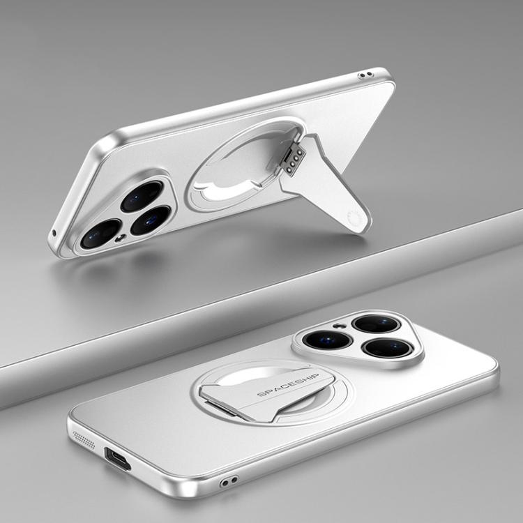 Spaceship MagSafe Folding Holder Phone Case, For Huawei Mate 80 Pro Max, For Huawei Mate 80 Pro / 80, For Huawei Pura 80 Ultra 5G, For Huawei Pura 80 Pro / Pura 80 Pro+ 5G, For Huawei Pura 80 5G, For Huawei nova 14 Ultra, For Huawei nova 14 Pro        ...