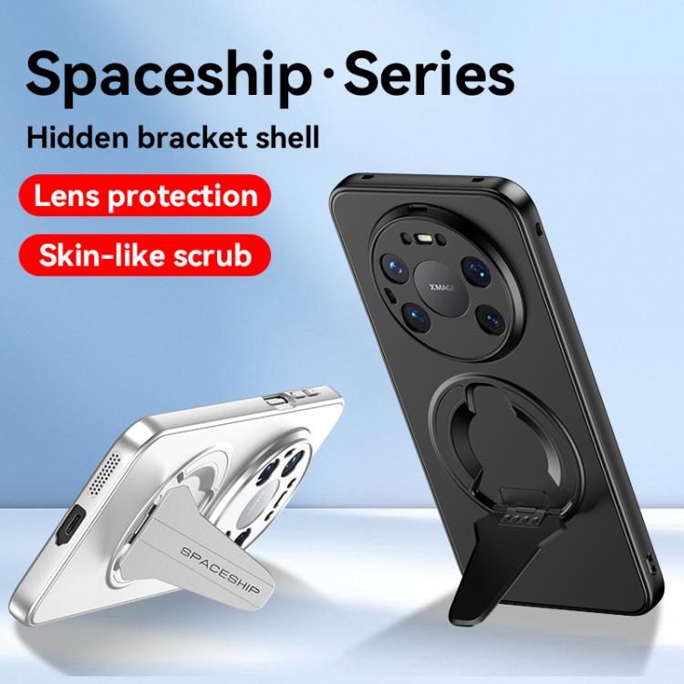 Spaceship MagSafe Folding Holder Phone Case, For Huawei Mate 80 Pro Max, For Huawei Mate 80 Pro / 80, For Huawei Pura 80 Ultra 5G, For Huawei Pura 80 Pro / Pura 80 Pro+ 5G, For Huawei Pura 80 5G, For Huawei nova 14 Ultra, For Huawei nova 14 Pro        ...