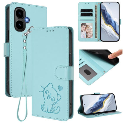 Embossed Heart Cat Leather Phone Case with Hand Strap, For Infinix GT 50 Pro 5G, For Infinix Note Edge 5G, For Infinix Smart 20 4G, For Infinix Note 60 5G / Note 60 Pro 5G, For Infinix Hot 60 4G / 60i 4G, For Infinix Hot 60 Pro+ 4G                     ...