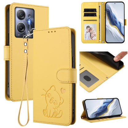 Embossed Heart Cat Leather Phone Case with Hand Strap, For Infinix Zero 40 4G / 5G, For Infinix Note 40X 5G, For Infinix Note 40 5G, For Infinix GT 20 Pro 5G, For Infinix Note 40 4G, For Infinix Hot 40 4G / 40 Pro 4G, For Infinix Zero 30 4G            ...
