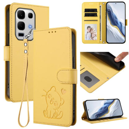 Embossed Heart Cat Leather Phone Case with Hand Strap, For Infinix GT 30 Pro, For Infinix Note 50s 5G, For Infinix Note 50X 5G, For Infinix Note 50 Pro+ 5G, For Infinix Note 50 Pro 4G / 50 4G, For Infinix Hot 50i 4G / Smart 9 4G                        ...
