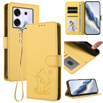 Embossed Heart Cat Leather Phone Case with Hand Strap, For Infinix Zero 40 4G / 5G, For Infinix Note 40X 5G, For Infinix Note 40 5G, For Infinix GT 20 Pro 5G, For Infinix Note 40 4G, For Infinix Hot 40 4G / 40 Pro 4G, For Infinix Zero 30 4G            ...