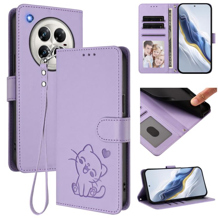 Embossed Heart Cat Leather Phone Case with Hand Strap, For Infinix Zero 40 4G / 5G, For Infinix Note 40X 5G, For Infinix Note 40 5G, For Infinix GT 20 Pro 5G, For Infinix Note 40 4G, For Infinix Hot 40 4G / 40 Pro 4G, For Infinix Zero 30 4G            ...