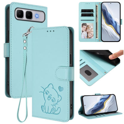 Embossed Heart Cat Leather Phone Case with Hand Strap, For Infinix GT 50 Pro 5G, For Infinix Note Edge 5G, For Infinix Smart 20 4G, For Infinix Note 60 5G / Note 60 Pro 5G, For Infinix Hot 60 4G / 60i 4G, For Infinix Hot 60 Pro+ 4G                     ...