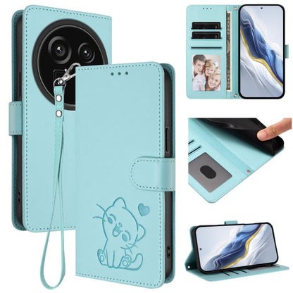 Embossed Heart Cat Leather Phone Case with Hand Strap, For Sharp Aquos wish6, For Sharp Aquos R11, For Sharp Aquos Sense 10, For Sharp Aquos R10, For Sharp Aquos wish5, For Sharp Basio Active3, For Sharp Aquos Sense9 Plus, For Sharp Aquos Sense9       ...