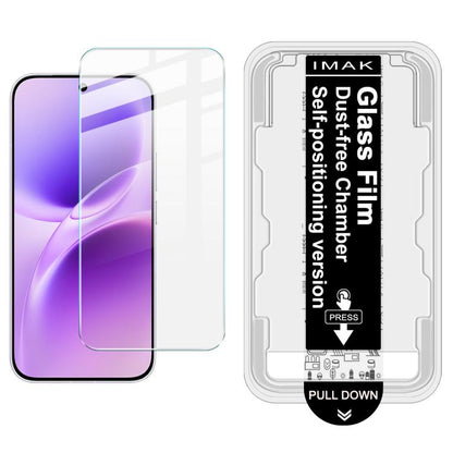 Dust-free chamber locator tempered glass screen film kit with alignment tray