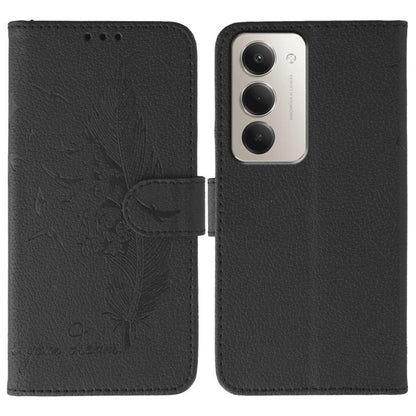 Feather Pattern Litchi Texture Leather Phone Case, For Redmi 15C 5G / 4G EU 173mm, For Redmi 15 5G Global / 15 4G SEA, For Redmi 15 5G / 4G EU 171mm, For Redmi 15C 5G / 4G Global 171mm, For Redmi Turbo 4 Pro 5G / Poco F7