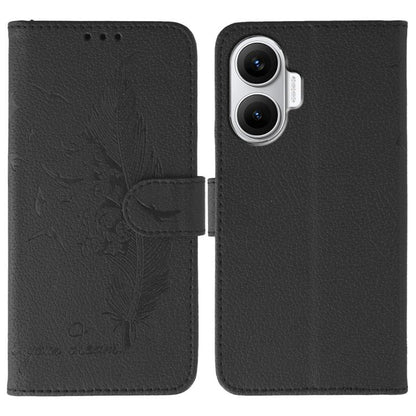 Feather Pattern Litchi Texture Leather Phone Case, For Redmi 15C 5G / 4G EU 173mm, For Redmi 15 5G Global / 15 4G SEA, For Redmi 15 5G / 4G EU 171mm, For Redmi 15C 5G / 4G Global 171mm, For Redmi Turbo 4 Pro 5G / Poco F7