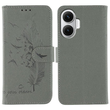 Feather Pattern Litchi Texture Leather Phone Case, For Redmi 15C 5G / 4G EU 173mm, For Redmi 15 5G Global / 15 4G SEA, For Redmi 15 5G / 4G EU 171mm, For Redmi 15C 5G / 4G Global 171mm, For Redmi Turbo 4 Pro 5G / Poco F7
