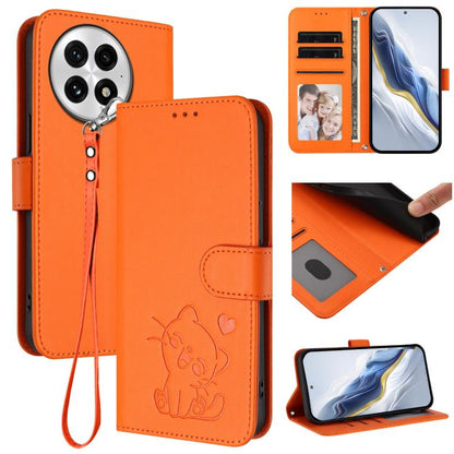 Embossed Heart Cat Leather Phone Case with Hand Strap, For OnePlus Turbo 6X Pro 5G, For OnePlus Turbo 6 / 6V 5G, For OnePlus Nord 5 5G / Ace 5 Ultra, For OnePlus Nord CE5 / Ace 5 Racing, For OnePlus 13T 5G, For OnePlus 13R / Ace 5 Pro / Ace 5          ...