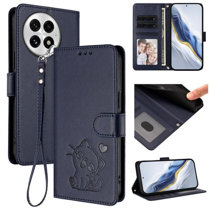 Embossed Heart Cat Leather Phone Case with Hand Strap, For OnePlus Turbo 6X Pro 5G, For OnePlus Turbo 6 / 6V 5G, For OnePlus Nord 5 5G / Ace 5 Ultra, For OnePlus Nord CE5 / Ace 5 Racing, For OnePlus 13T 5G, For OnePlus 13R / Ace 5 Pro / Ace 5          ...
