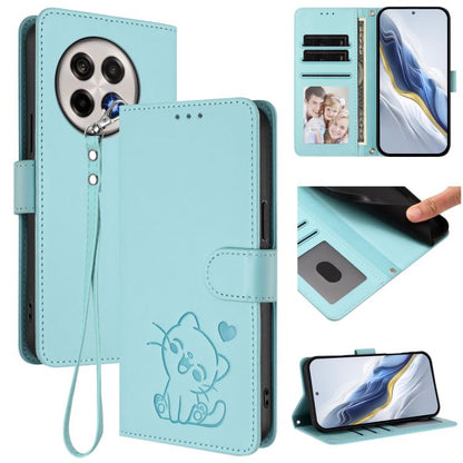 Embossed Heart Cat Leather Phone Case with Hand Strap, For OnePlus Turbo 6X Pro 5G, For OnePlus Turbo 6 / 6V 5G, For OnePlus Nord 5 5G / Ace 5 Ultra, For OnePlus Nord CE5 / Ace 5 Racing, For OnePlus 13T 5G, For OnePlus 13R / Ace 5 Pro / Ace 5          ...