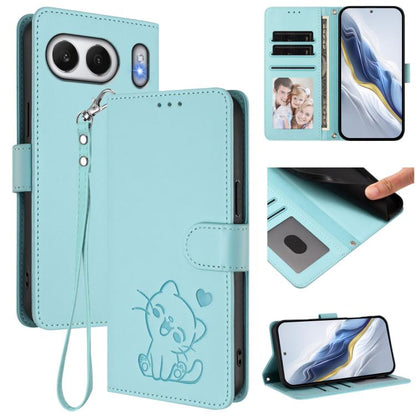 Embossed Heart Cat Leather Phone Case with Hand Strap, For OnePlus Turbo 6X Pro 5G, For OnePlus Turbo 6 / 6V 5G, For OnePlus Nord 5 5G / Ace 5 Ultra, For OnePlus Nord CE5 / Ace 5 Racing, For OnePlus 13T 5G, For OnePlus 13R / Ace 5 Pro / Ace 5          ...