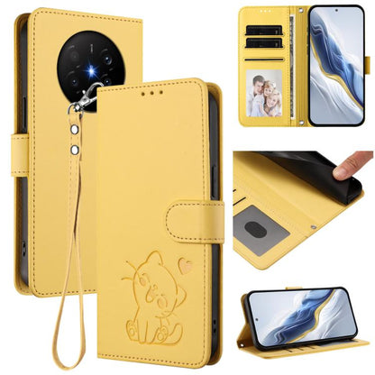 Embossed Heart Cat Leather Phone Case with Hand Strap, For Huawei nova 15 / nova 16z, For Huawei nova 16, For Huawei Pura 90 Pro Max 5G, For Huawei Pura 90 Pro 5G, For Huawei Mate 70 Air 5G, For Huawei Pura 80 Ultra 5G                                  ...