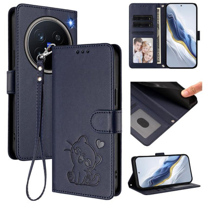 Embossed Heart Cat Leather Phone Case with Hand Strap, For vivo Y29s 5G / vivo Y04 4G Global, For vivo Y19s / vivo Y29 5G, For vivo S20, For vivo S20 Pro, For vivo Y300 / V40 Lite 4G / 5G IDN, For vivo X200, For vivo X200 Pro mini, For vivo X200 Pro   ...
