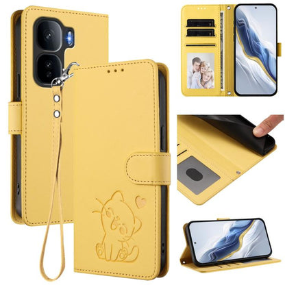 Embossed Heart Cat Leather Phone Case with Hand Strap, For vivo X300 FE 5G / S50 Pro mini 5G, For vivo X300s, For vivo Y21 5G 2026 / vivo Y05 4G, For vivo V70 FE 5G, For vivo X300 Ultra, For vivo V60 Lite 5G Global, For vivo Y400 5G                    ...