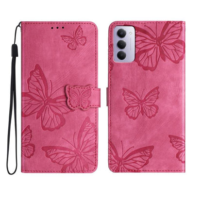 Skin-feel Embossed Butterfly Leather Phone Case, For Redmi 17C 5G, For Redmi K90 Pro Max / Poco F8 Ultra, For Redmi K90 / Poco F8 Pro, For Redmi 15C 5G / 4G EU 173mm, For Redmi 15 5G / 4G EU 171mm, For Redmi 15C 5G / 4G Global 171mm