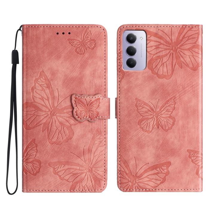 Skin-feel Embossed Butterfly Leather Phone Case, For Redmi 17C 5G, For Redmi K90 Pro Max / Poco F8 Ultra, For Redmi K90 / Poco F8 Pro, For Redmi 15C 5G / 4G EU 173mm, For Redmi 15 5G / 4G EU 171mm, For Redmi 15C 5G / 4G Global 171mm