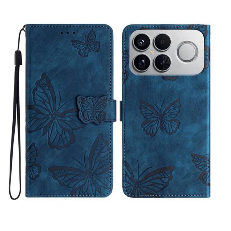 Skin-feel Embossed Butterfly Leather Phone Case, For Redmi 17C 5G, For Redmi K90 Pro Max / Poco F8 Ultra, For Redmi K90 / Poco F8 Pro, For Redmi 15C 5G / 4G EU 173mm, For Redmi 15 5G / 4G EU 171mm, For Redmi 15C 5G / 4G Global 171mm