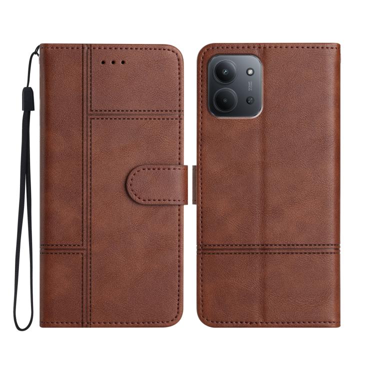 Cowhide Texture Stitching Leather Phone Case, For Redmi 17C 5G, For Redmi K90 Pro Max / Poco F8 Ultra, For Redmi K90 / Poco F8 Pro, For Redmi 15C 5G / 4G EU 173mm, For Redmi 15 5G / 4G EU 171mm, For Redmi 15C 5G / 4G Global 171mm