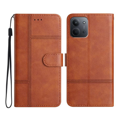 Cowhide Texture Stitching Leather Phone Case, For Redmi 17C 5G, For Redmi K90 Pro Max / Poco F8 Ultra, For Redmi K90 / Poco F8 Pro, For Redmi 15C 5G / 4G EU 173mm, For Redmi 15 5G / 4G EU 171mm, For Redmi 15C 5G / 4G Global 171mm
