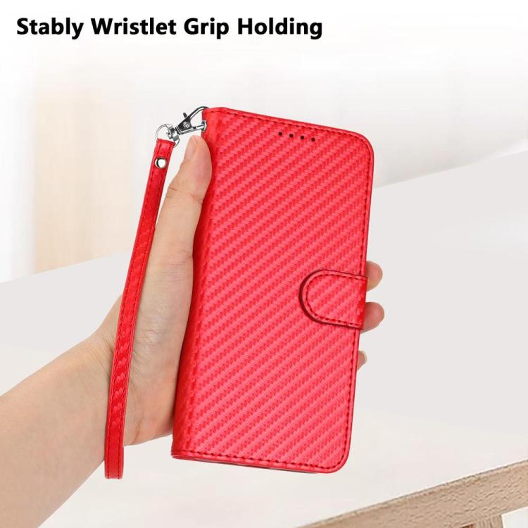 YX0070 Carbon Fiber Buckle Leather Phone Case with Lanyard, For vivo Y37t 5G / Y50e / Y50s 5G, For vivo Y21 5G 2026 / Y05 4G, For vivo V70 FE 5G, For vivo Y31d 4G, For vivo V70 5G, For vivo Y500 Pro 5G, For vivo Y31 5G 2025, For vivo V60 Lite 5G       ...