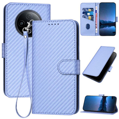 YX0070 Carbon Fiber Buckle Leather Phone Case with Lanyard, For vivo Y37t 5G / Y50e / Y50s 5G, For vivo Y21 5G 2026 / Y05 4G, For vivo V70 FE 5G, For vivo Y31d 4G, For vivo V70 5G, For vivo Y500 Pro 5G, For vivo Y31 5G 2025, For vivo V60 Lite 5G       ...