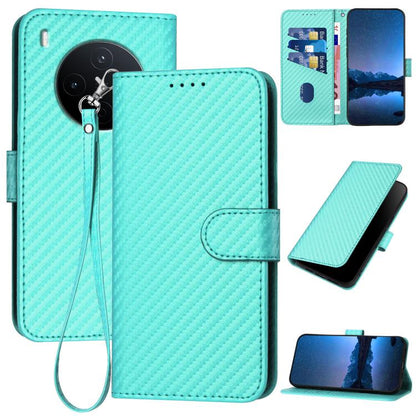 YX0070 Carbon Fiber Buckle Leather Phone Case with Lanyard, For vivo Y37t 5G / Y50e / Y50s 5G, For vivo Y21 5G 2026 / Y05 4G, For vivo V70 FE 5G, For vivo Y31d 4G, For vivo V70 5G, For vivo Y500 Pro 5G, For vivo Y31 5G 2025, For vivo V60 Lite 5G       ...