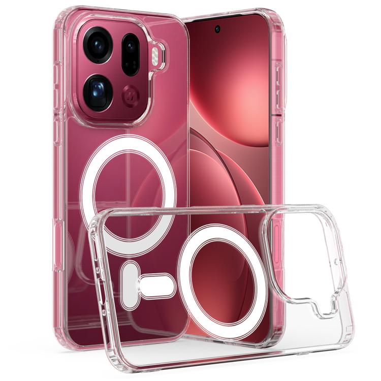 MagSafe Clear Acrylic PC Hybrid TPU Phone Case, For OPPO Reno16 F/ Reno16 FS / Reno16c 5G, For OPPO Reno16 / Reno16 Pro 5G Global, For OPPO A6x / A6t / K14x / A6k 5G Global, For OPPO Find X9 Ultra 5G, For OPPO Reno15 Pro Max 5G Global                  ...
