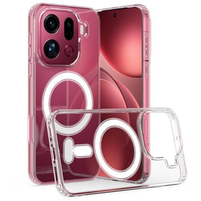 MagSafe Clear Acrylic PC Hybrid TPU Phone Case, For OPPO Reno16 F/ Reno16 FS / Reno16c 5G, For OPPO Reno16 / Reno16 Pro 5G Global, For OPPO A6x / A6t / K14x / A6k 5G Global, For OPPO Find X9 Ultra 5G, For OPPO Reno15 Pro Max 5G Global                  ...