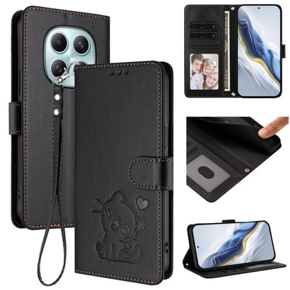 Embossed Heart Cat Leather Phone Case with Hand Strap, For Redmi A5 4G 171.7mm / Xiaomi Poco C71, For Redmi K90 Max 5G, For Redmi A7 Pro 4G / 5G 171mm / Poco C85x 5G, For Redmi 15a 5G, For Redmi Turbo 5 Max 5G / Poco X8 Pro Max 5G                      ...