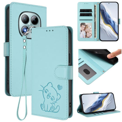 Embossed Heart Cat Leather Phone Case with Hand Strap, For Redmi A5 4G 171.7mm / Xiaomi Poco C71, For Redmi K90 Max 5G, For Redmi A7 Pro 4G / 5G 171mm / Poco C85x 5G, For Redmi 15a 5G, For Redmi Turbo 5 Max 5G / Poco X8 Pro Max 5G                      ...