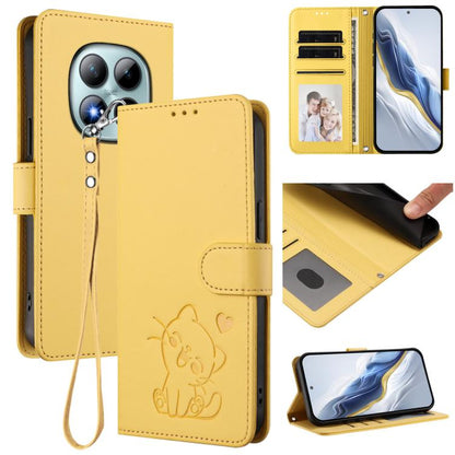 Embossed Heart Cat Leather Phone Case with Hand Strap, For Redmi A5 4G 171.7mm / Xiaomi Poco C71, For Redmi K90 Max 5G, For Redmi A7 Pro 4G / 5G 171mm / Poco C85x 5G, For Redmi 15a 5G, For Redmi Turbo 5 Max 5G / Poco X8 Pro Max 5G                      ...