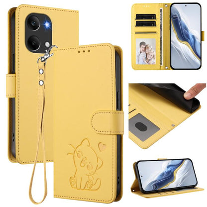 Embossed Heart Cat Leather Phone Case with Hand Strap, For Redmi A5 4G 171.7mm / Xiaomi Poco C71, For Redmi K90 Max 5G, For Redmi A7 Pro 4G / 5G 171mm / Poco C85x 5G, For Redmi 15a 5G, For Redmi Turbo 5 Max 5G / Poco X8 Pro Max 5G                      ...