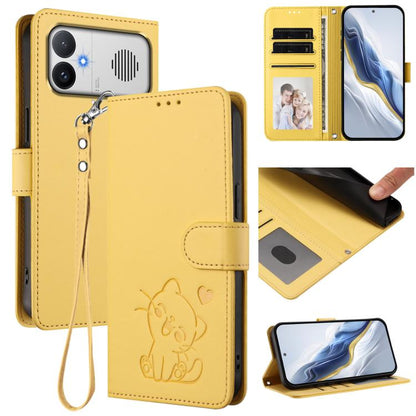 Embossed Heart Cat Leather Phone Case with Hand Strap, For Redmi A5 4G 171.7mm / Xiaomi Poco C71, For Redmi K90 Max 5G, For Redmi A7 Pro 4G / 5G 171mm / Poco C85x 5G, For Redmi 15a 5G, For Redmi Turbo 5 Max 5G / Poco X8 Pro Max 5G                      ...