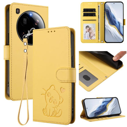 Embossed Heart Cat Leather Phone Case with Hand Strap, For Xiaomi 15 Ultra, For Xiaomi Poco X7 Pro 5G / Redmi Turbo 4 5G, For Xiaomi 15 Pro, For Xiaomi 15, For Xiaomi 14T Pro 5G, For Xiaomi 14T 5G, For Xiaomi Poco F6 5G, For Xiaomi Poco F6 Pro 5G      ...