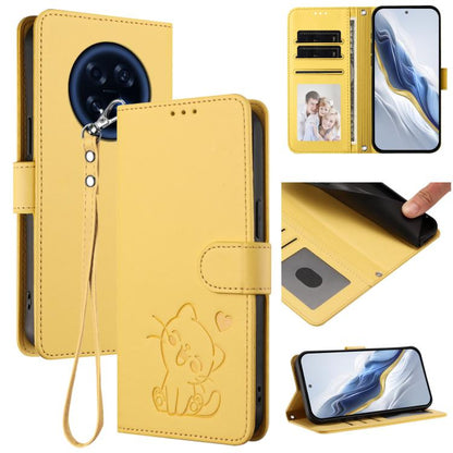 Embossed Heart Cat Leather Phone Case with Hand Strap, For OPPO Reno16 F 5G / Reno16 FS 5G, For OPPO Reno16 5G / Reno16 Pro 5G Global, For OPPO Find X9s Pro 5G, For OPPO Find X9 Ultra, For OPPO A6 GT 5G, For OPPO K13 India, For OPPO K13 Turbo 5G       ...
