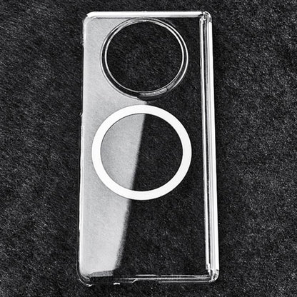 Transparent PC Dual Axis MagSafe Shockproof Phone Case, For Huawei Pura X Max, For Huawei Pura X, For Huawei Mate X6, For Huawei Mate X5