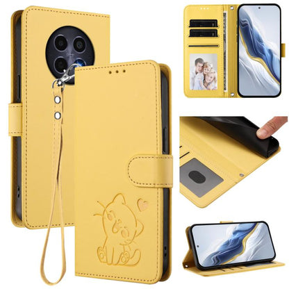 Embossed Heart Cat Leather Phone Case with Hand Strap, For Realme 14 / P3 / 14T 5G Global, For Realme P3 Ultra 5G Global, For Realme P3 Pro 5G Global, For Realme C75 4G Global / 14x 5G India, For Realme 14 Pro+ 5G, For Realme 14 Pro 5G India           ...