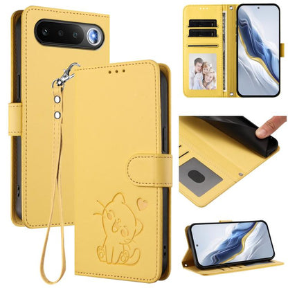 Embossed Heart Cat Leather Phone Case with Hand Strap, For Realme 16T 5G, For Realme C100 5G / C85 4G / 5G / C83 5G, For Realme Note 80 4G Global, For Realme C83 5G India / C85 5G / 15x 5G, For Realme 16 5G, For Realme 16 Pro+ 5G, For Realme 16 Pro 5G ...