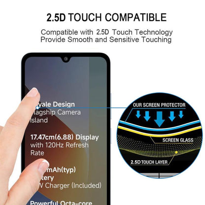High Aluminum Full Screen Silk Printing Tempered Glass Film, For Redmi A7 4G 171.8mm, For Redmi 17C 4G, For Xiaomi Poco C81x 4G, For Xiaomi Poco M8s 5G, For Xiaomi Poco C81 Pro 4G, For Redmi A7 Pro 171mm / Poco C85x 5G, For Redmi R70 5G / R70m 5G      ...