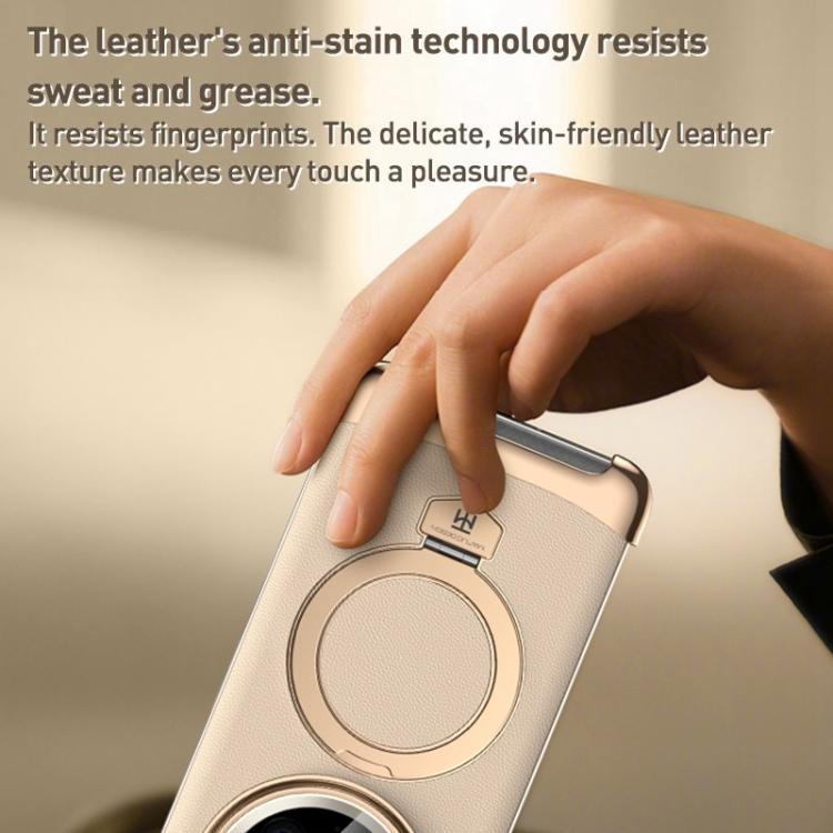 Borderless MagSafe Ring Holder Plain Leather Phone Case, For Huawei Mate 80 RS Ultimate, For Huawei Mate 80 Pro Max, For Huawei Mate 80 / 80 Pro, For Huawei Pura 80 Ultra, For Huawei Pura 80 Pro / 80 Pro+, For Huawei Pura 80                            ...