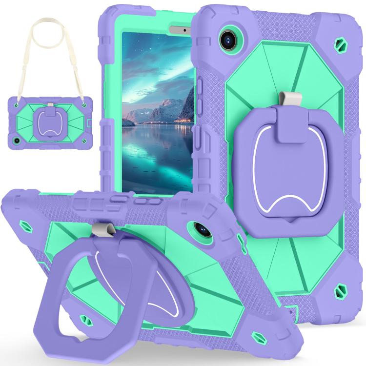 Contrast Color Robot Silicone Hybrid PC Tablet Case, For Lenovo Xiaoxin Pad Pro / Pro GT 13, For Lenovo Ideal Tab 11 / Xiaoxin Pad 2025, For Lenovo Tab K9 / Tab One TB-305FU